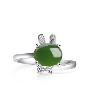 Rings Fashion Dainty Daily for Girls (Color : Silver)