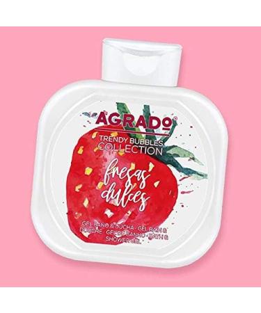 AGRADO COSMETICS BATH FOAM AND SHOWER GEL SWEET STRAWBERRIES 750 ml AGRADO - Buy Online on GoSupps.com