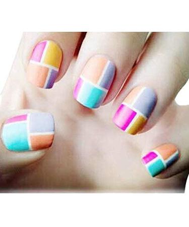 32Pcs Mixed Colors Nail Rolls Striping Tape Line DIY Nail Art Tips Decoration Sticker Nails Care Comfortable and Environmentally Useful and practical - Buy Online on GoSupps.com