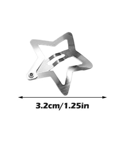 Star Shape Hair Clips - Non Slip Metal Barrettes for Girls (5/10/20pcs) - Cute Hairpins - Buy Online on GoSupps.com