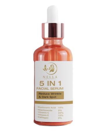 Vitamin C Face Serum with Collagen Hyaluronic Acid Vitamin E Niacinamide Anti Aging Brightening Serum for Dark Spots Even Skin Tone Skin Care Fine Lines & Wrinkles 1 Fl Oz