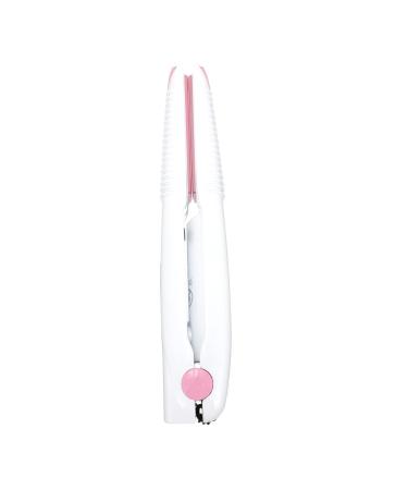 SKISUNO Small Curling Wand Operated Mini up Adjustable for Options Rechargeable to in Home Curler Small Cordless Travel Women 20X3.5X2.5CM White