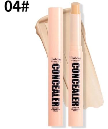 INTEROOKIE Natural Three-dimensional Matte Waterproof Concealer Stick - Perfect for Face and Body Grooming (4) - Buy Online on GoSupps.com