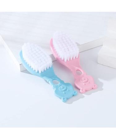 Fublazeze Baby Blue Plastic Hair Brush Comb - Gentle PP+Nylon Massage Tools - Buy Online on GoSupps.com