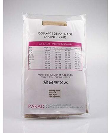 PARADICE WORLD Tights for Figure Skating | Skater-Designed Small Stars & Rhinestones | AAA+ Quality for Ages 8+ - Buy Online on GoSupps.com