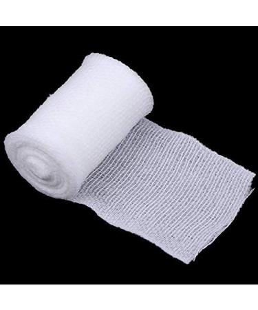 EatingBiting 20 Rolls 2 inch x 4.92 Yards Stretched Gauze Bandage Rolls with Medical Tape - Medical Grade Sterile First Aid Wound Care Cotton Ply for Ankles, Knees, and More - Buy Online on GoSupps.com