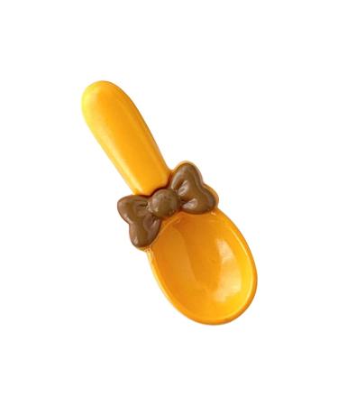 hgnxa Cream Color Cute Spoon Hair Clip for Teens Girl Hairpins Side Pin Hair Barrettes for Women Side Bangs Child Hairpin Lemon yellow