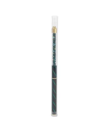 Manicure liner anggrek 1nail Strass Picker Dotting Pen Nail Art DIY decoration tool for household nail shop (dark green strip (short cable)))