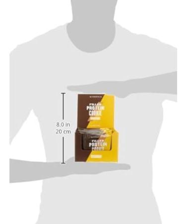 MyProtein Protein Filled Cookie Double Chocolate and Caramel 75 g Box of 12 - Buy Online on GoSupps.com