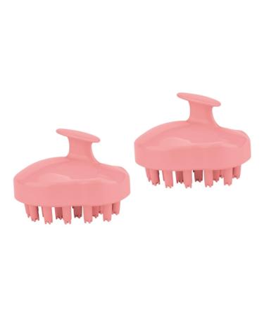CLISPEED 2pcs Hair Brush Cleaning Tool Shower Brush Shower Hair Brush Pink Scalp