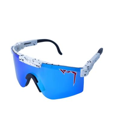 CTOSTM Polarized Cycling Sunglasses for Men Women, UV400 Sports Glasses for Youth, Windproof Goggles for Baseball Golf Db-dcs12