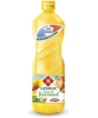 LESIEUR - Sunflower Oil Mini 50Cl - Pack of 4 - Buy Online on GoSupps.com