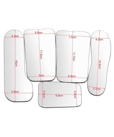 Buy Stainless Steel Autoclavable Orthodontic Reflector Mirrors - 5 PCS Set | Durable Dental Tools for Professionals - Buy Online on GoSupps.com