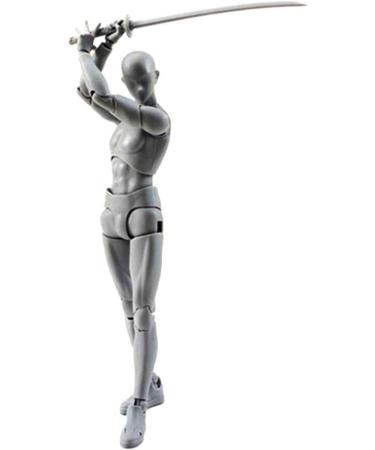 Drawing Mannequin Figure Model for Artists - Grey Male PVC Action Figure - Buy Online on GoSupps.com