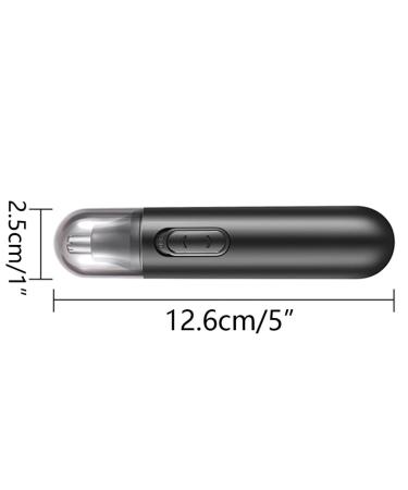 Ear and Nose Hair Trimmer for Men - Stainless Steel Waterproof Dual Edge Blades Mute Motor with Cleaning Brush - Buy Online on GoSupps.com