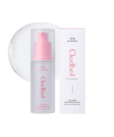 Collagen Niacinamide Serum 50ml/1.69 fl oz/For Discoloration & Minimizing Large Pores/ 63% Vegan Collagen Water/15% Niacinamide/Vegan Elastin & Hyaluronic Acid/Korean Skincare/Paraben-Free