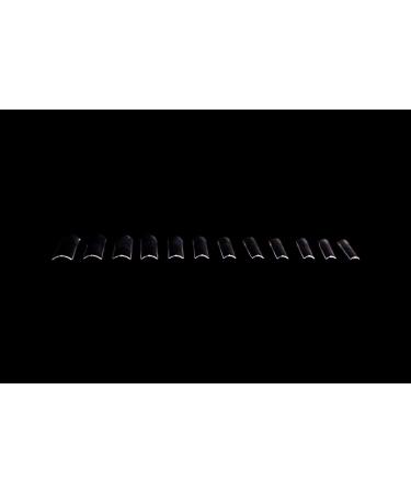 3XL Clear Half Cover Tapered Square Nail Tips - 360PCS with Box | Flat Non C-Curve - Buy Online on GoSupps.com