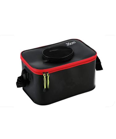 Toasis Live Fishing Bait Bucket 15L 4Gal EVA Fish Bucket Black