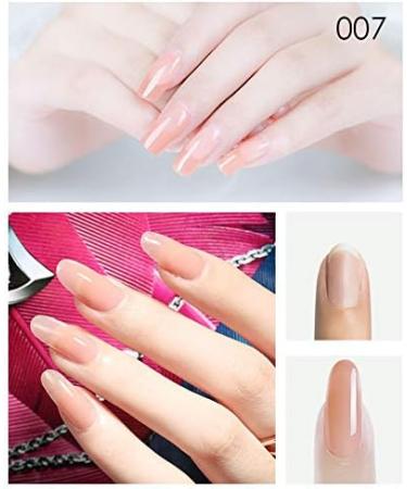 Warm Girl Poly Nail Gel Kit 4 Colour 15ml Clear Pink White Builder Poly Nail Gel Set Nail Extension Gel Basic Gifts Set for Women - Buy Online on GoSupps.com