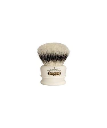 Simpsons Chubby Shaving Brush 2 Inch Synthetic