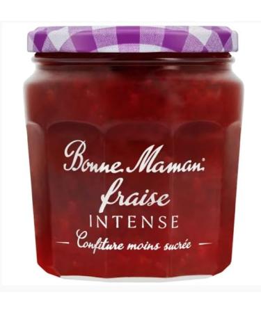 Bonne Maman Strawberry Jam (intense) extra fruity 335g - Pack of 4