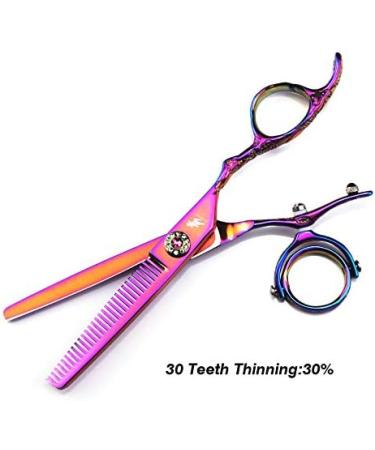 Hair Cutting Scissors Shears 6 Inch Swivel Scissors Fly Scissors Hairdressing Barber Swivel Shears 720 Degrees Rotary Handle Thumb Shears Flying Shears Rotary Set - Buy Online on GoSupps.com