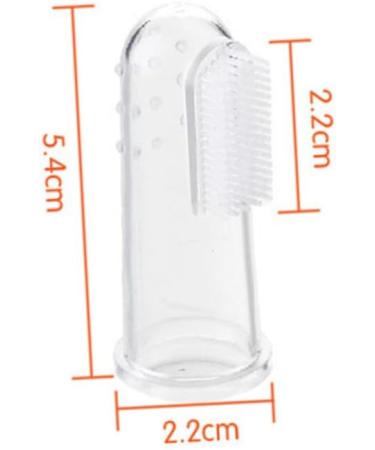 Minkissy 2-Pack Finger Toothbrush for Babies | Gentle Dental Care & Mouth Massage for Small Children - Buy Online on GoSupps.com