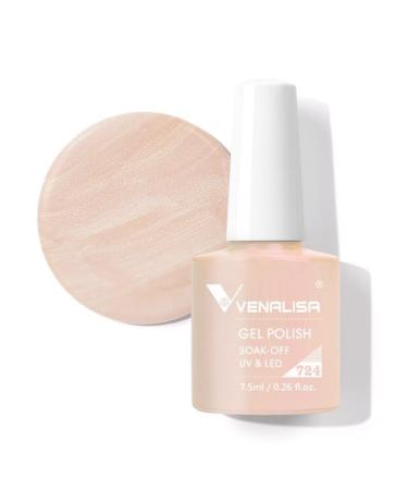 VIP4 7.5ml Gel Nail Polish Hema Free Full Coverage Beautiful Semi Permanent Soak Off UV LED Gel Nail Polish Gel Lacquer - (Color: 724)