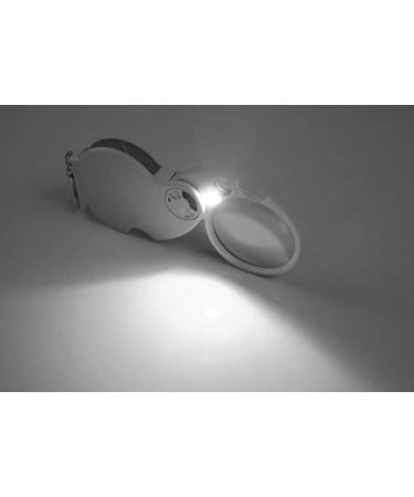 Magnifiers for Craft Work Reading Magnifier Magnifying Glass with Light LED Foldable 20 Times Old Man Reading Portable Magnifying Glass Vision - Buy Online on GoSupps.com