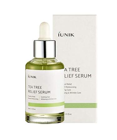 IUNIK IUNIK Tea Tree Relief Serum Soothing serum with natural ingredients (tea tree Centella asiatica and 6 sprouted seed extracts) 50 ml