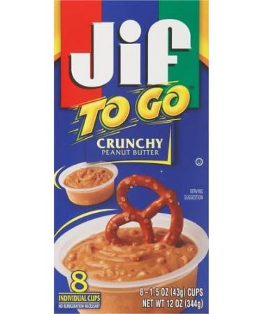 JIF To Go Crunchy Peanut Butter Cups 1.5 oz 8 count by Jif - Buy Online on GoSupps.com