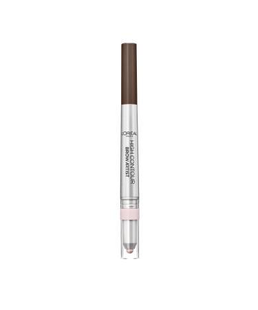 L'Oreal Paris High Contour Brow Pencil & Highlighter Duo 105 Brunette 105 Brunette 1 Count (Pack of 1)