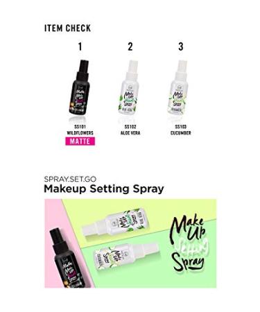 J.CAT BEAUTY Spray Set Go Setting Spray with Aloe Vera - Long-Lasting Makeup Fixer - Buy Online on GoSupps.com