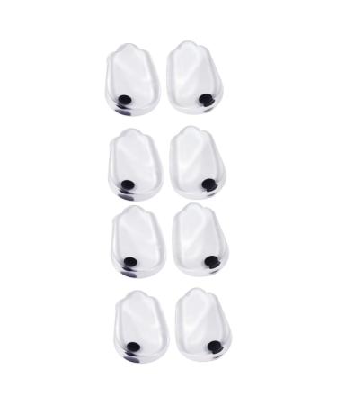 NOLITOY 4 Pairs Heel Pad High Heel Toe Pads Flat Foot Pad Soft Heel Cups Insoles for High Heels Wedge Heel Shoe Inserts Flat Foot Mat Men and Women Protector Sole of Foot Magnet