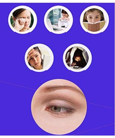 SHXP Eye Massager Reduce Dark Circles Stimulate Circulation Warm Sound Vibration Relax and Relieve Feeling of Fatigue Improve Skin Firmness. - Buy Online on GoSupps.com