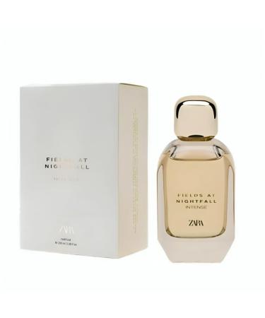 Zara Fields at Nightfall Intense Women's Perfume Parfum 100ml (3.04 fl oz) Sensual Sandalwood Jasmine & Orange Blossom Warm Praline & Vanilla Accents Long-Lasting Elegance
