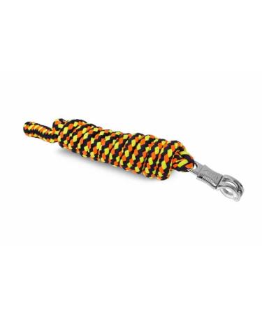 Leading rope horse panic hooks or carabin hooks start soft 2m knitting horse guide knitting horse carabiner tiebindest trick horse horse trick (black/neonorange/neon yellow panic hook) black/neonorange/neongelb panic