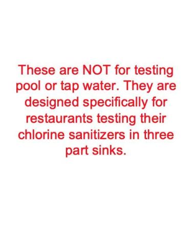 USA Made Chlorine Bleach Test Paper 100 Strips - 10-200 ppm | Restaurant Sanitizer Test Kit - Buy Online on GoSupps.com
