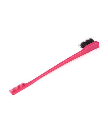 dijiusidy Eyebrow Brush Dark Purple Handle Foundation Face Shaping Eyeliner Multicolored Application Space Saving Makeup Tool Pink