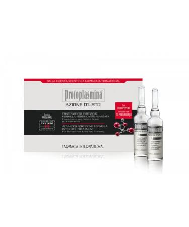Protoplasmina Hair Shock Action 6 ampoules of 8 ml against hair loss and strengthening