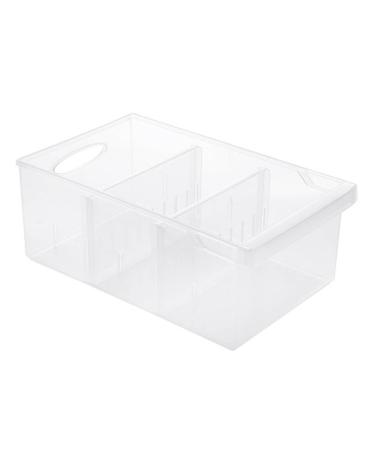 Uonlytech Food Storage Box Fridge Clear Refrigerator Bins Egg Container Plastic Container Egg Tray re-usable