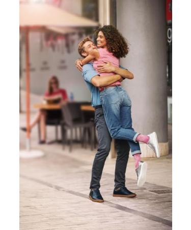 JOBST Casual Pattern Knee High Compression Socks 15-20mmHg - Preppy Pink Medium - International Shipping - Buy Online on GoSupps.com