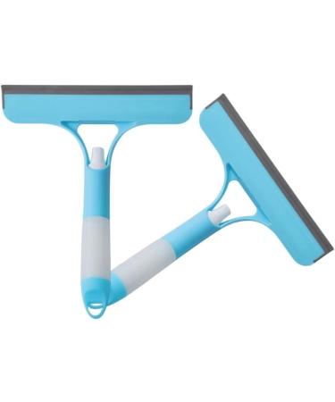 Window Squeegee 3 in 1 Window Cleaning Brush Shower Squeegee with Spray Shower Screen Cleaner Window Cleaning Equipment for Car Washing 2PCS Blue - Buy Online on GoSupps.com