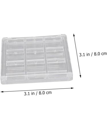 MAGICLULU Lip 3pcs Boxes Eye Shadow Box Eyeshadow Makeup Travel Containers Lipstick Storage Case Loose Powder Empty Eyeshadow - Buy Online on GoSupps.com