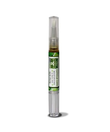 justneem Neem Cuticle Care Pen - Sunflower & Coconut Oil  Vitamin E - Strengthens Nails  Hydrates Cuticles - Double End Tool - 0.07oz