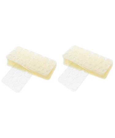 FRCOLOR FRCOLOR 100 Sheets Nail Gel Glue Nail Glue for Artificial Nails Double-Sided Nail Stickers Double-Sided Tape Nail Sticker Nail Glue Self-Adhesive Nail Sticker Silica Gel