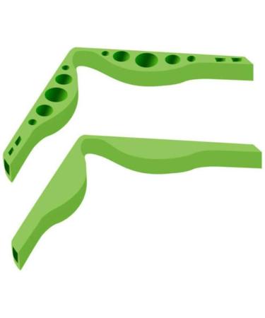 Accrol 5 pieces of fog-free accessories for masks glasses silicone anti-fog nose bridge pads anti-fitting silicone nose bridge prevents fitting of glasses (color: green)
