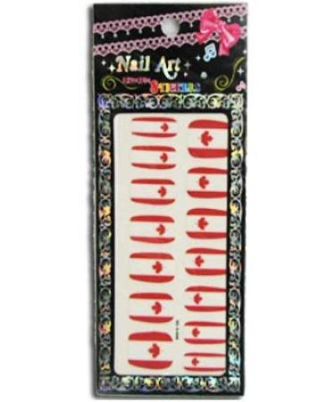 Hapros Canada flag nail stickers