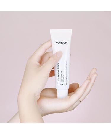 VEGREEN 730 Daily Moisture Cream - 50ml | Hydrating Facial Moisturizer for All Skin Types | Vegan & Fragrance-Free Face Moisturizer - Buy Online on GoSupps.com