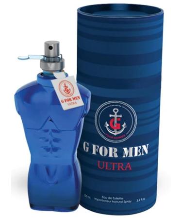 G For Men Ultra Eau de Toilette 3.4 Fl. Oz Amber Fougere fragrance for men.